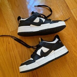 Nike Disrupt Dunk Low Black and White Sneakers